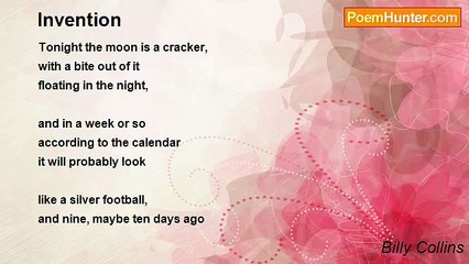 Billy Collins - Invention