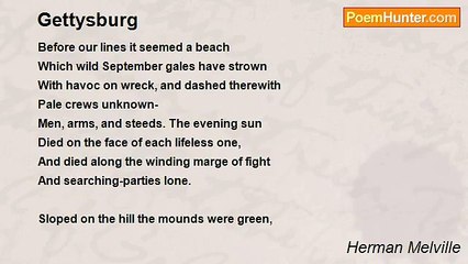 Herman Melville - Gettysburg