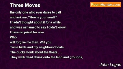 John Logan - Three Moves