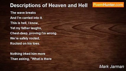 Mark Jarman - Descriptions of Heaven and Hell