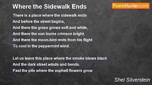Shel Silverstein - Where the Sidewalk Ends