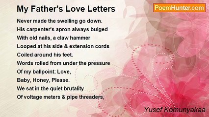 Yusef Komunyakaa - My Father's Love Letters