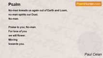 Paul Celan - Psalm