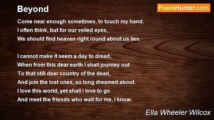 Ella Wheeler Wilcox - Beyond