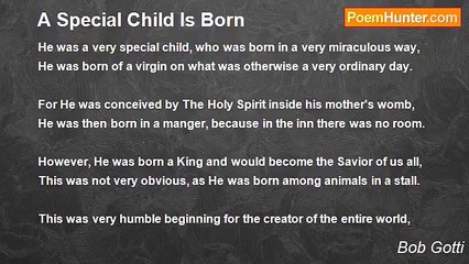 Bob Gotti - A Special Child Is Born