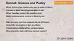 Dr John Celes - Sonnet- Science and Poetry