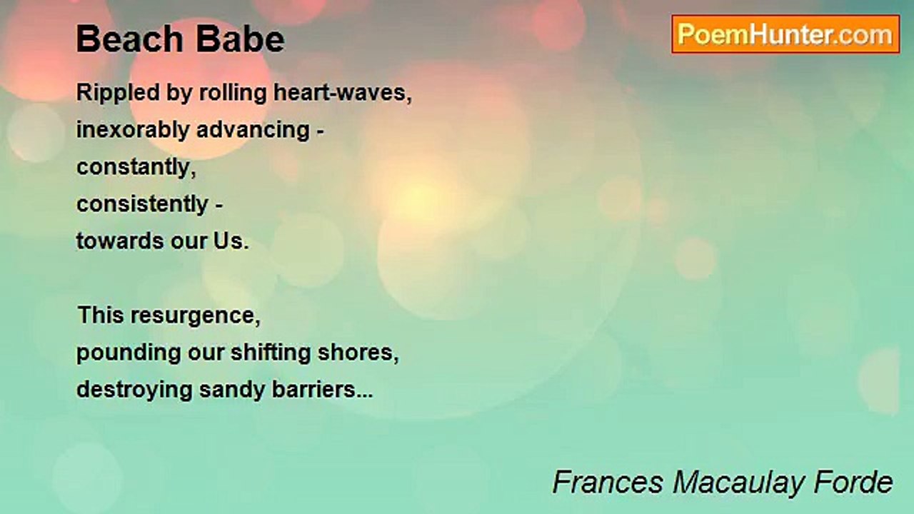 Frances Macaulay Forde - Beach Babe