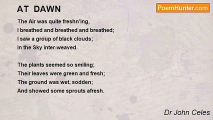 Dr John Celes - AT  DAWN