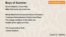 Carol D. Meeks - Boys of Summer