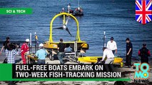 Marine Biological Association set off boat drones from Plymouth to conduct 2-week fish-tracking stud.