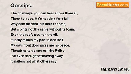 Bernard Shaw - Gossips.