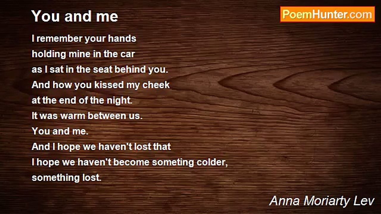 Anna Moriarty Lev - You and me