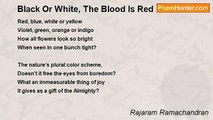 Rajaram Ramachandran - Black Or White, The Blood Is Red