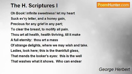 George Herbert - The H. Scriptures I