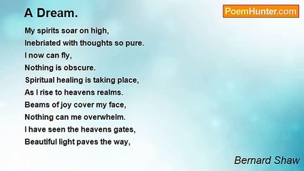 Bernard Shaw - A Dream.