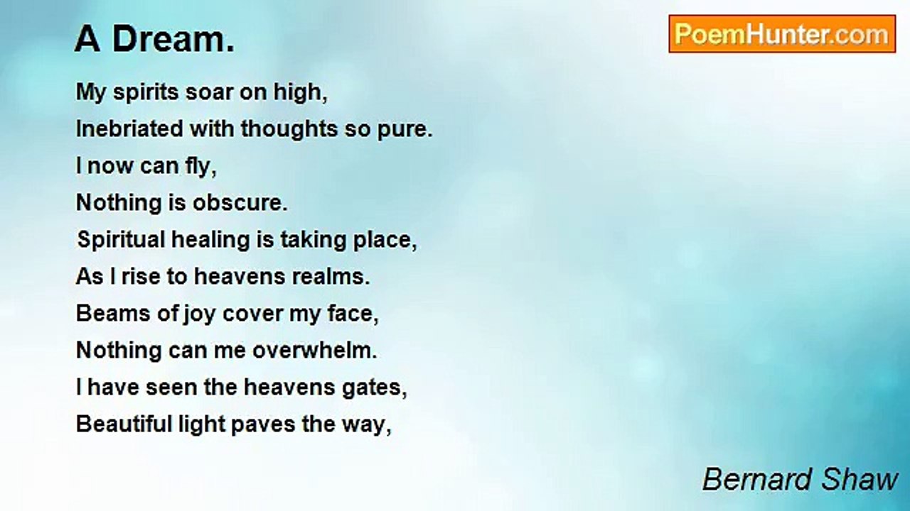 Bernard Shaw - A Dream.