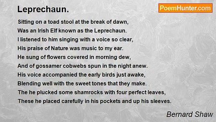 Bernard Shaw - Leprechaun.