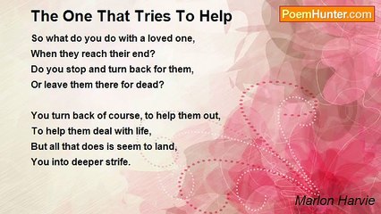 Marlon Harvie - The One That Tries To Help