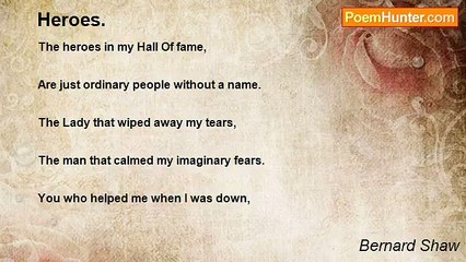 Bernard Shaw - Heroes.