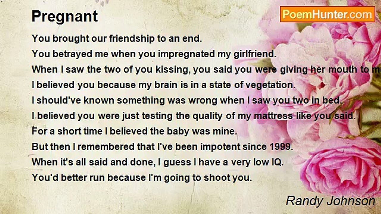Randy Johnson - Pregnant
