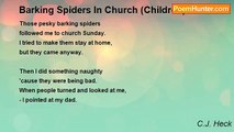 C.J. Heck - Barking Spiders In Church (Children)