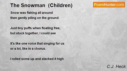 C.J. Heck - The Snowman  (Children)