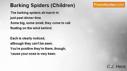 C.J. Heck - Barking Spiders (Children)