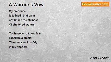 Kurt Hearth - A Warrior’s Vow