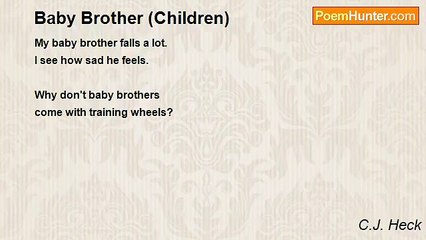 C.J. Heck - Baby Brother (Children)