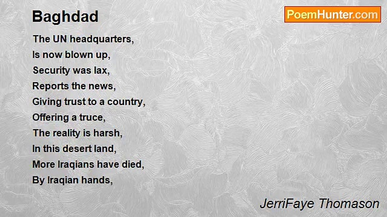 JerriFaye Thomason - Baghdad