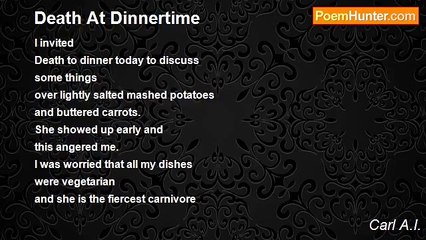 Carl A.I. - Death At Dinnertime