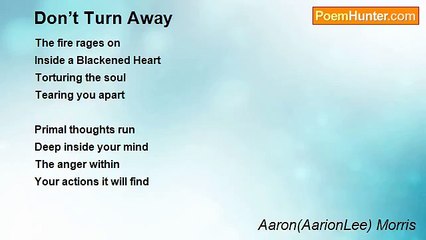 Aaron(AarionLee) Morris - Don’t Turn Away