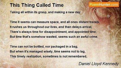 Daniel Lloyd Kennedy - This Thing Called Time