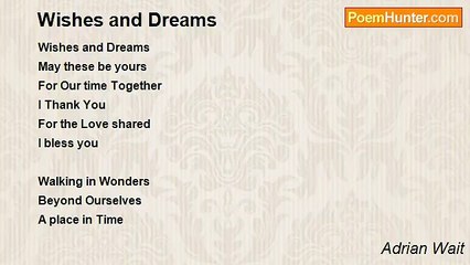 Adrian Wait - Wishes and Dreams