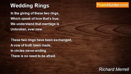 Richard Merrell - Wedding Rings