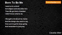 Cecelia Weir - Born To Be Me
