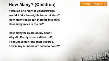 C.J. Heck - How Many? (Children)