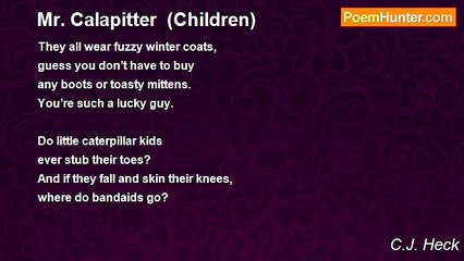 C.J. Heck - Mr. Calapitter  (Children)