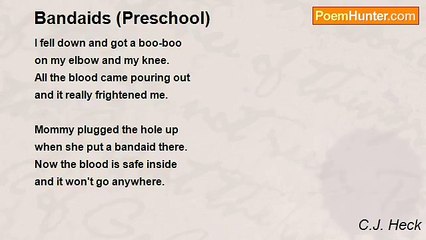 C.J. Heck - Bandaids (Preschool)