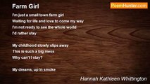 Hannah Kathleen Whittington - Farm Girl