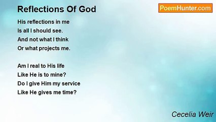 Cecelia Weir - Reflections Of God
