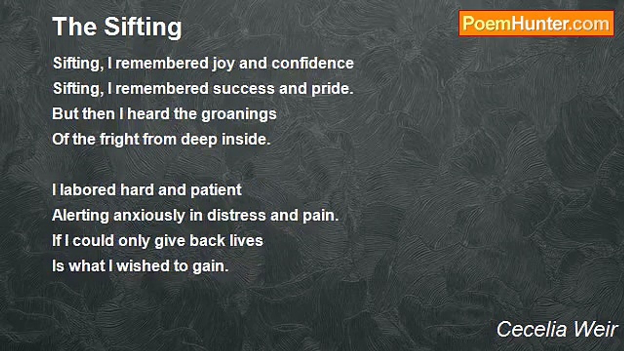 Cecelia Weir - The Sifting