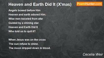 Cecelia Weir - Heaven and Earth Did It (X'mas)