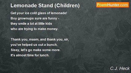 C.J. Heck - Lemonade Stand (Children)