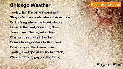 Eugene Field - Chicago Weather