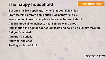 Eugene Field - The happy household