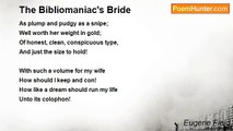 Eugene Field - The Bibliomaniac's Bride