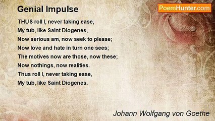 Johann Wolfgang von Goethe - Genial Impulse