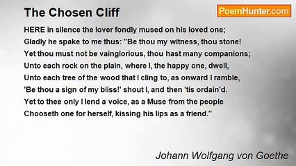 Johann Wolfgang von Goethe - The Chosen Cliff