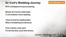Johann Wolfgang von Goethe - Sir Curt's Wedding-Journey